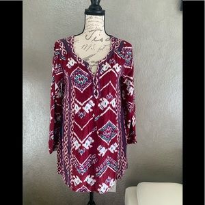 5 for $25 Roxy long sleeve wide shirt